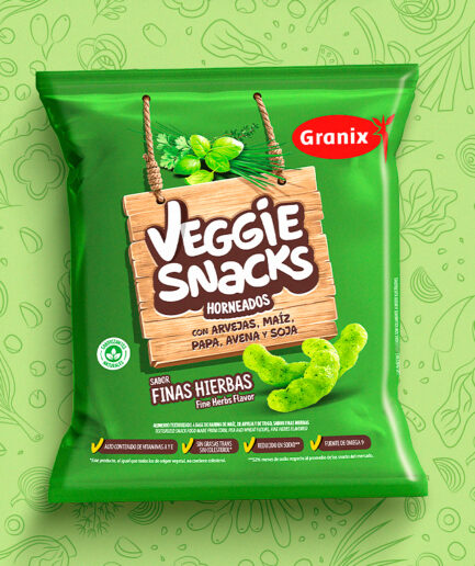 Veggie Snacks ervas Finas