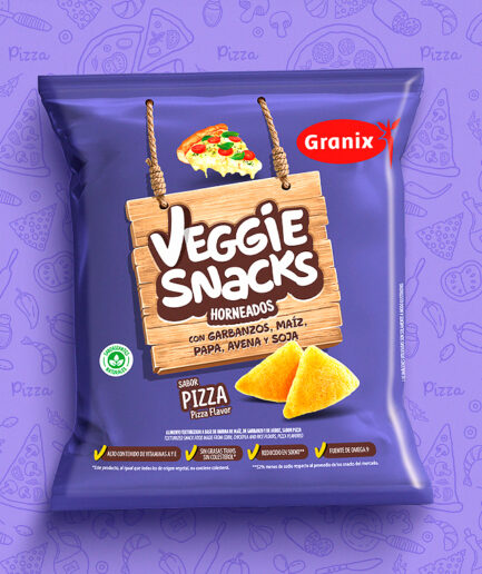 Veggie Snacks Pizza